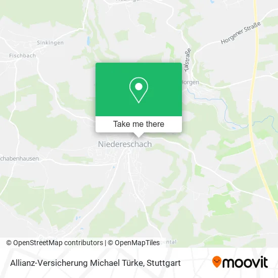 Карта Allianz-Versicherung Michael Türke