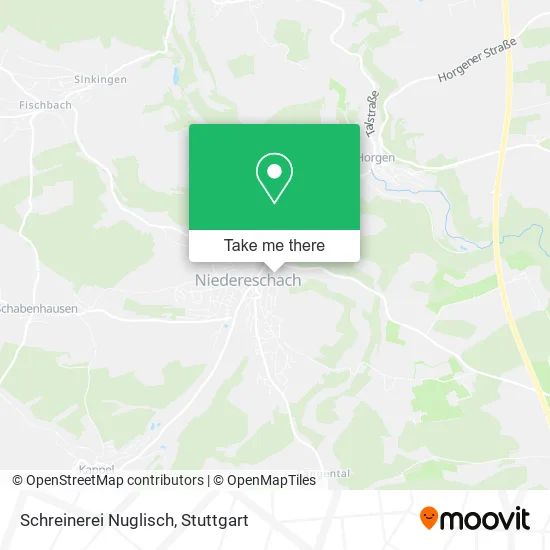 Карта Schreinerei Nuglisch