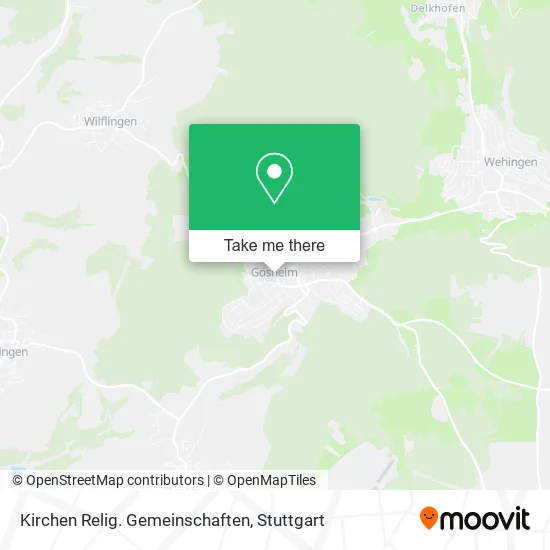 Карта Kirchen Relig. Gemeinschaften