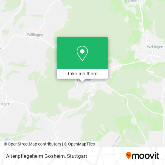 Карта Altenpflegeheim Gosheim