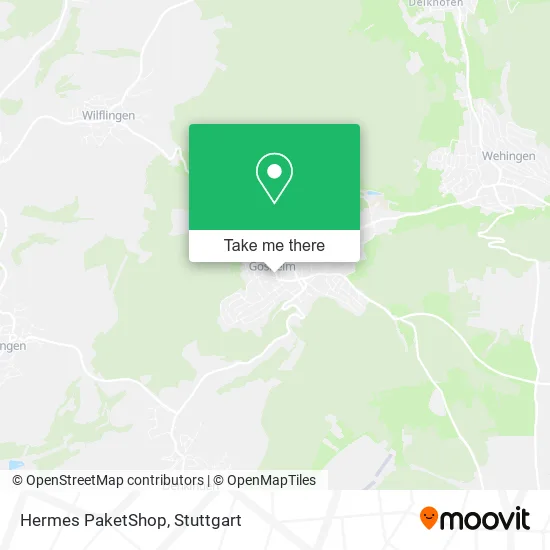 Карта Hermes PaketShop