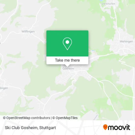Карта Ski Club Gosheim