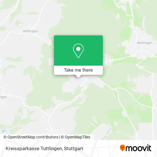 Карта Kreissparkasse Tuttlingen
