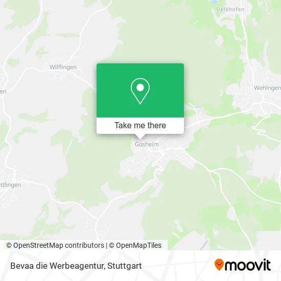 Карта Bevaa die Werbeagentur