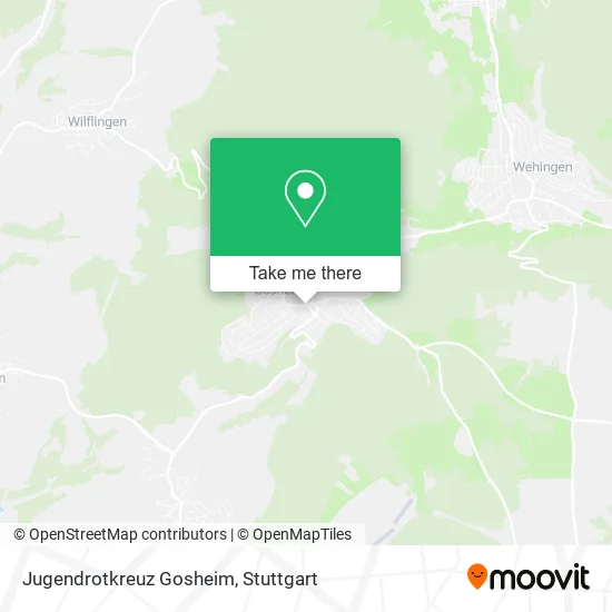 Карта Jugendrotkreuz Gosheim