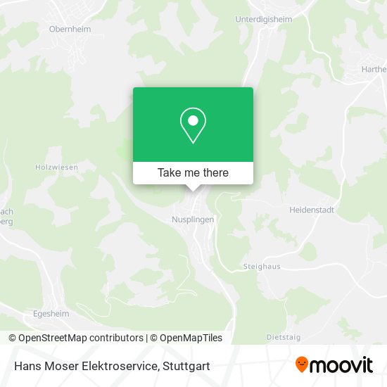 Hans Moser Elektroservice map