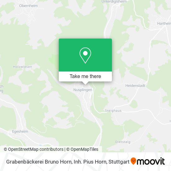 Grabenbäckerei Bruno Horn, Inh. Pius Horn map