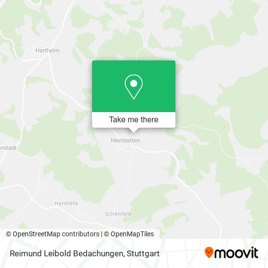 Reimund Leibold Bedachungen map