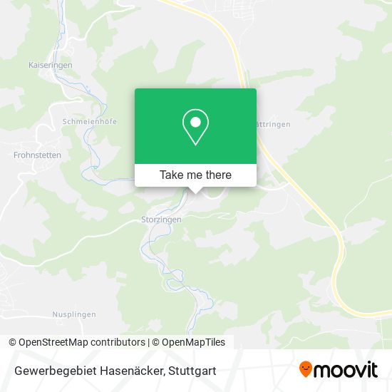 Gewerbegebiet Hasenäcker map