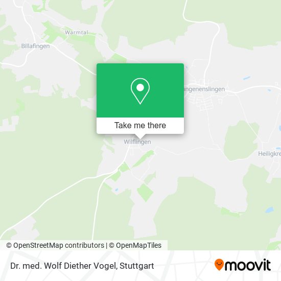 Dr. med. Wolf Diether Vogel map
