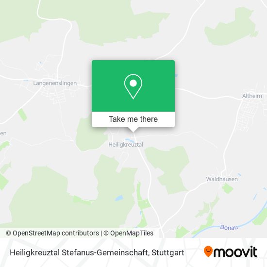 Heiligkreuztal Stefanus-Gemeinschaft map