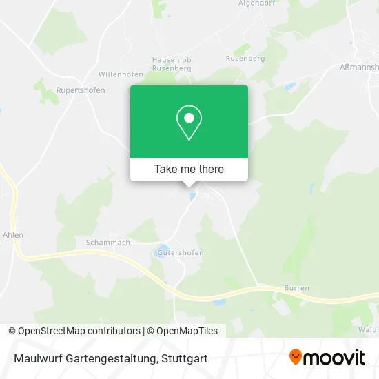 Карта Maulwurf Gartengestaltung