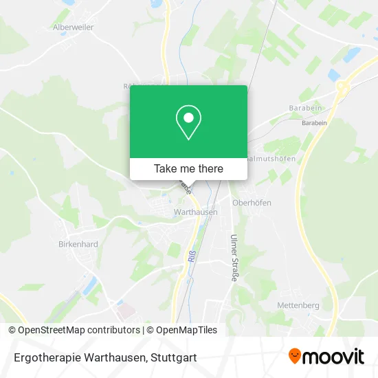 Карта Ergotherapie Warthausen