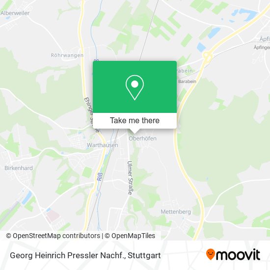 Georg Heinrich Pressler Nachf. map