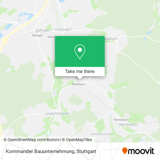 Карта Kommander Bauunternehmung