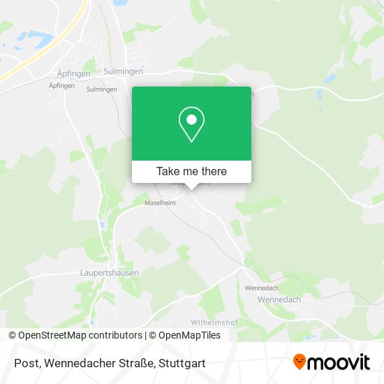 Post, Wennedacher Straße map