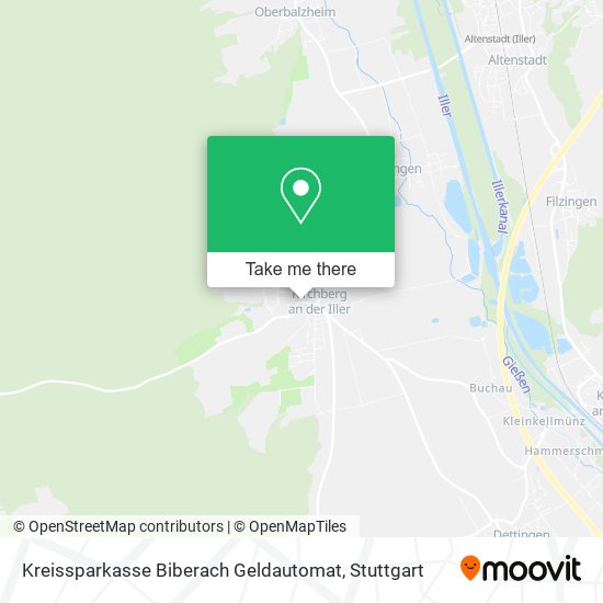 Kreissparkasse Biberach Geldautomat map