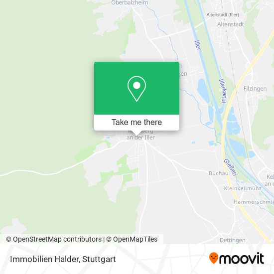 Immobilien Halder map