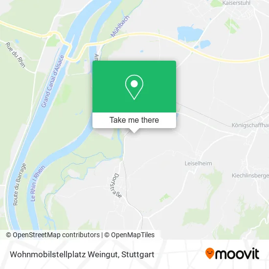 Карта Wohnmobilstellplatz Weingut
