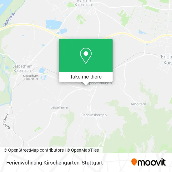 Карта Ferienwohnung Kirschengarten