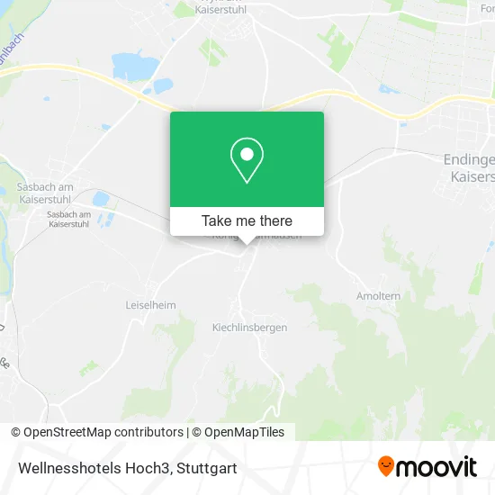 Карта Wellnesshotels Hoch3