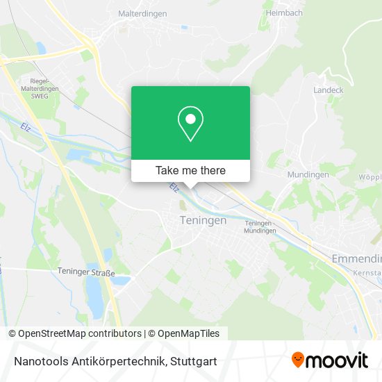 Nanotools Antikörpertechnik map