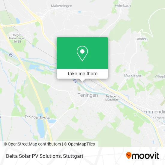 Карта Delta Solar PV Solutions