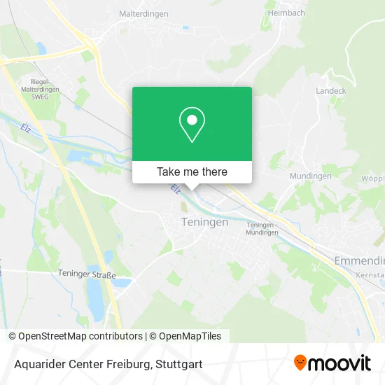 Карта Aquarider Center Freiburg