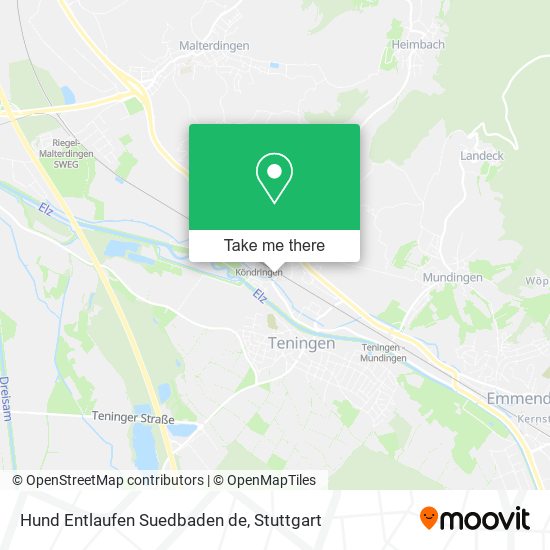 Hund Entlaufen Suedbaden de map