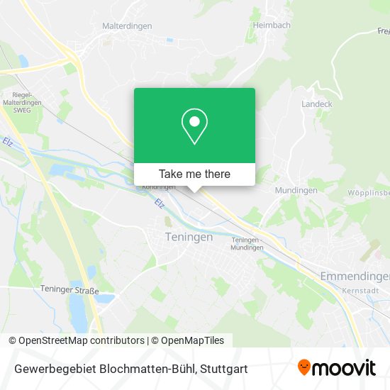 Карта Gewerbegebiet Blochmatten-Bühl