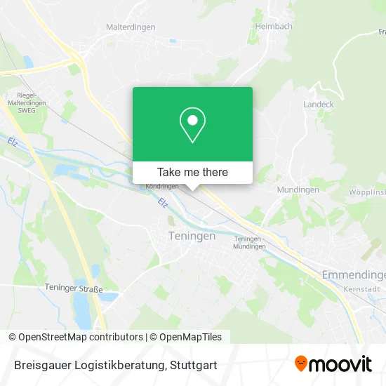 Карта Breisgauer Logistikberatung