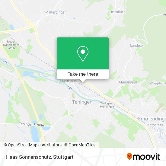 Haas Sonnenschutz map