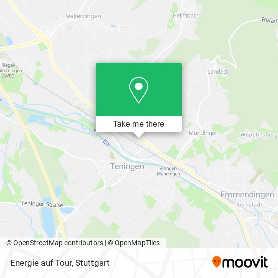 Energie auf Tour map