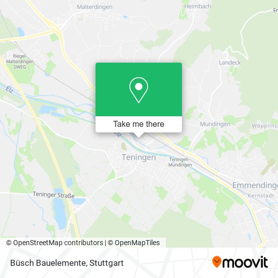 Büsch Bauelemente map