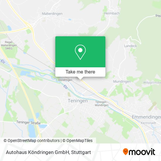 Карта Autohaus Köndringen GmbH