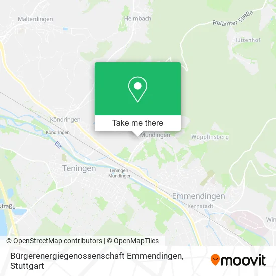 Карта Bürgerenergiegenossenschaft Emmendingen
