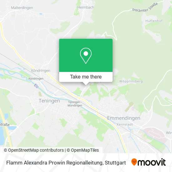 Карта Flamm Alexandra Prowin Regionalleitung