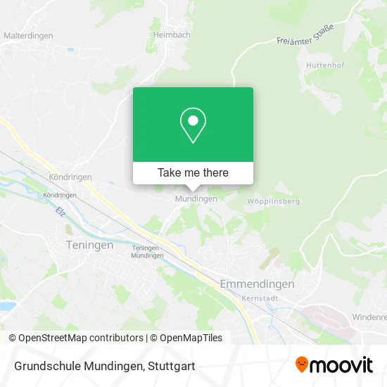 Карта Grundschule Mundingen