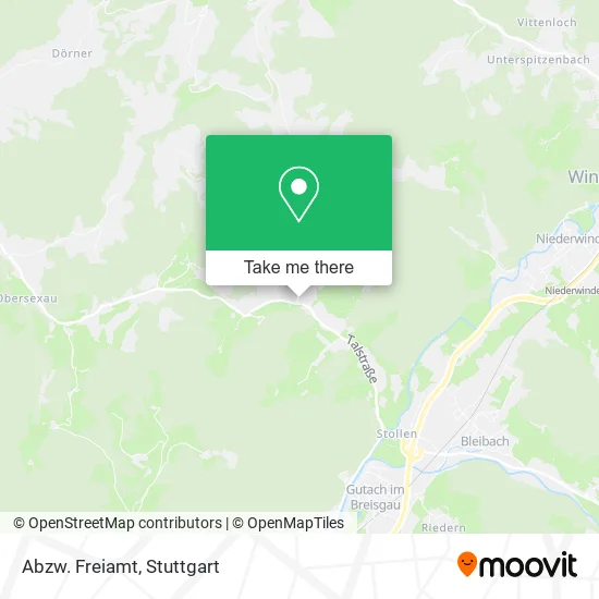Карта Abzw. Freiamt