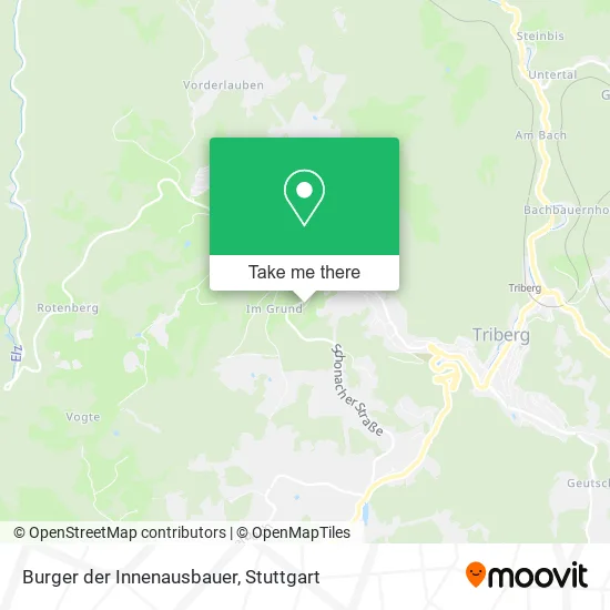 Карта Burger der Innenausbauer