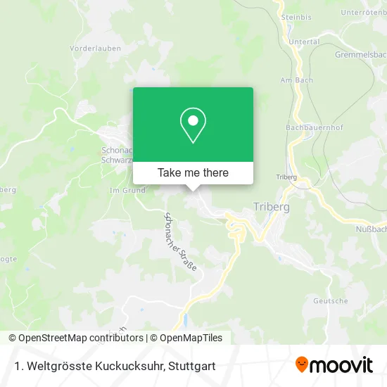 Карта 1. Weltgrösste Kuckucksuhr