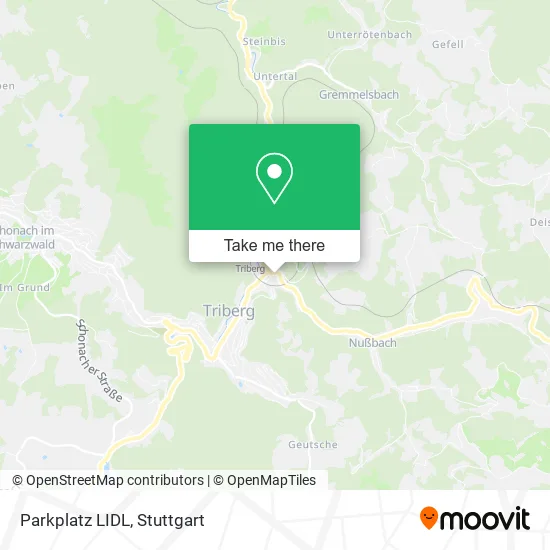 Карта Parkplatz LIDL