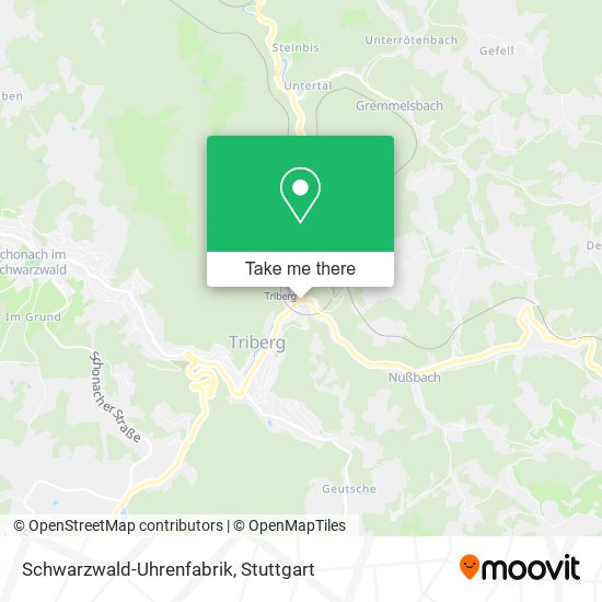 Schwarzwald-Uhrenfabrik map