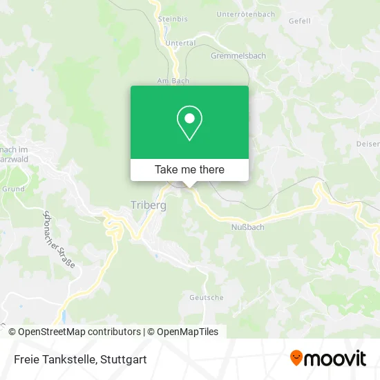 Карта Freie Tankstelle