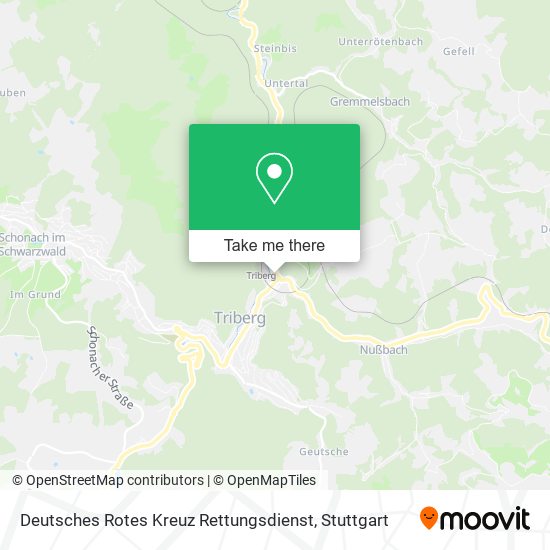 Deutsches Rotes Kreuz Rettungsdienst map