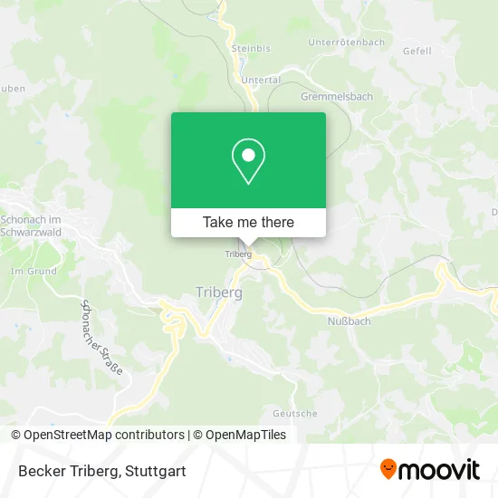 Карта Becker Triberg