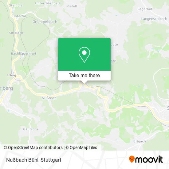 Карта Nußbach Bühl