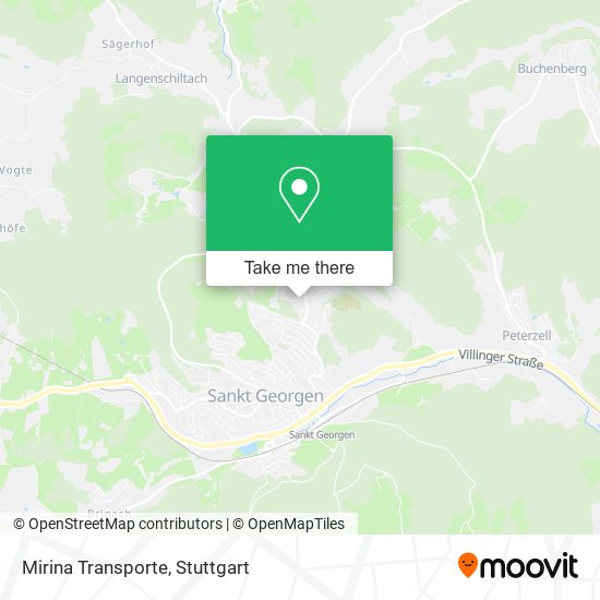 Mirina Transporte map