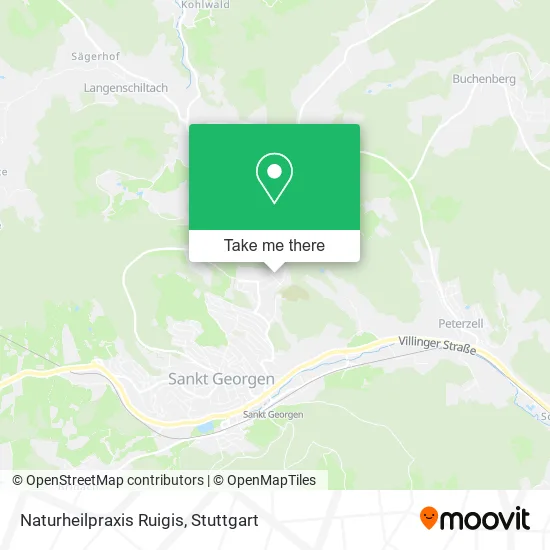 Карта Naturheilpraxis Ruigis