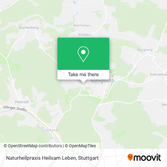 Карта Naturheilpraxis Heilsam Leben